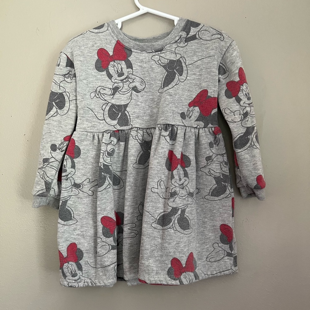 Minnie sweatshirt dress - size 3T